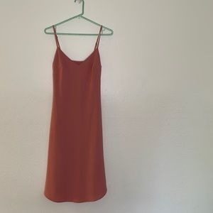 Dusty Rose Slip Dress